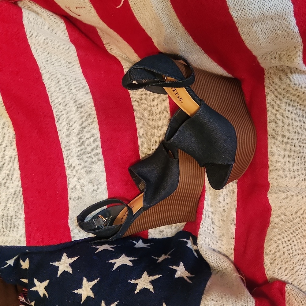 JustFab wedges heels